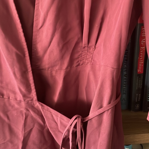 Free People wrap quarter sleeve blouse - Picture 3 of 4